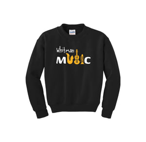 Whitman Middle School On Demand-Youth Unisex Crewneck Sweatshirt On-Demand Music Logos