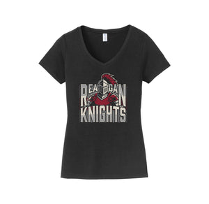 Reagan MS On Demand-Womens Fan Favorite V-Neck Tee On-Demand