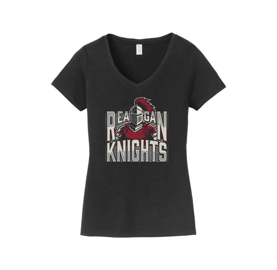 Reagan MS On Demand-Womens Fan Favorite V-Neck Tee On-Demand