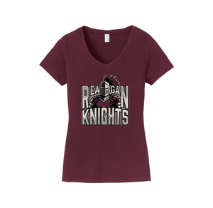 Reagan MS On Demand-Womens Fan Favorite V-Neck Tee On-Demand