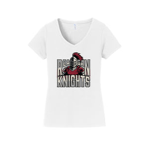 Reagan MS On Demand-Womens Fan Favorite V-Neck Tee On-Demand