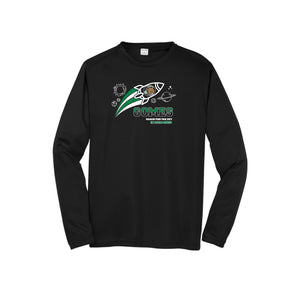 Gomes-Adult Unisex Dri-Fit Long Sleeve Tee On-Demand Rocket Logo