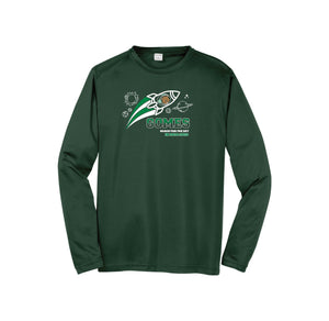 Gomes-Adult Unisex Dri-Fit Long Sleeve Tee On-Demand Rocket Logo