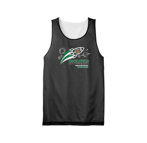 Gomes-Youth Unisex Classic Mesh Reversible Tank On-Demand Rocket Logo