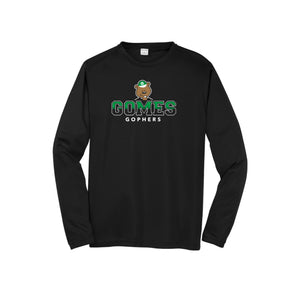 Gomes-Adult Unisex Dri-Fit Long Sleeve Tee On-Demand Classic Logo