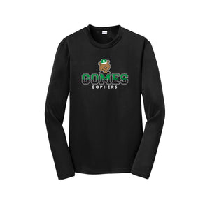 Gomes Elementary Spirit Wear 2024-2025 On Demand-Youth Unisex Dri-Fit Long Sleeve Tee On-Demand Classic Logo