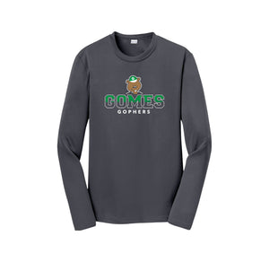 Gomes Elementary Spirit Wear 2024-2025 On Demand-Youth Unisex Dri-Fit Long Sleeve Tee On-Demand Classic Logo