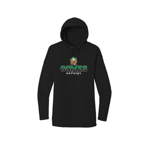 Gomes-Womens Premium Featherweight French Terry Hoodie On-Demand Classic Logo