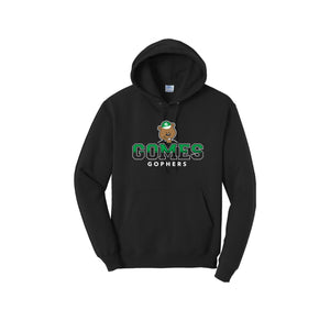 Gomes-Adult Unisex Port & Co Core Fleece Pullover Hooded Sweatshirt On-Demand Classic Logo