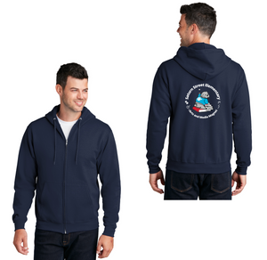 Saturn Street-Adult Unisex Full-Zip Hooded Sweatshirt