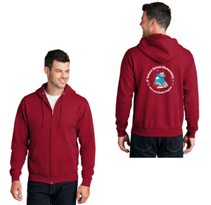 Saturn Street-Adult Unisex Full-Zip Hooded Sweatshirt