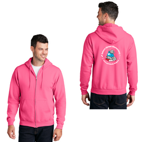 Saturn Street-Adult Unisex Full-Zip Hooded Sweatshirt