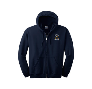 Bennett-Kew On-Demand-Adult Unisex Full-Zip Hooded Sweatshirt On-Demand Book Logo