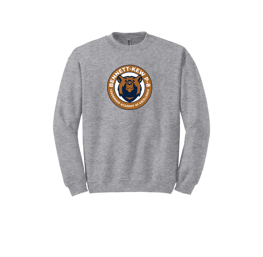 Bennett-Kew On Demand-Adult Unisex Crewneck Sweatshirt On-Demand Circle Logo