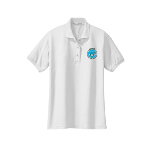 WAES-Womens Silk Touch Polo On-Demand Jaguar Circle Logo