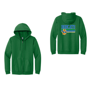 Chapman Hills Elementary-Adult Unisex Full-Zip Hooded Sweatshirt On-Demand back Stripe Logo