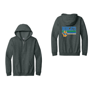 Chapman Hills Elementary-Adult Unisex Full-Zip Hooded Sweatshirt On-Demand back Stripe Logo