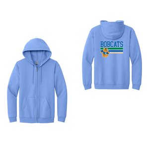 Chapman Hills Elementary-Adult Unisex Full-Zip Hooded Sweatshirt On-Demand back Stripe Logo