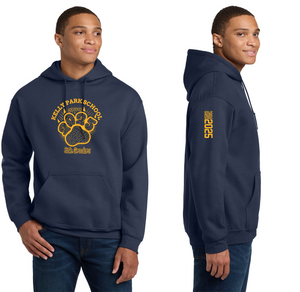 Kelly Park 8th Grade Grad Store Class of 2025 On Demand-Adult Unisex Hoodie On-Demand Front and Sleeve Print