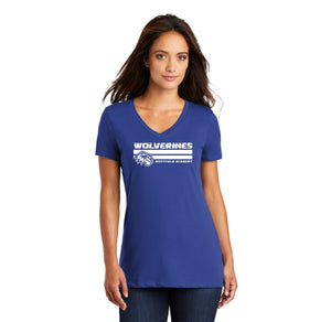 Westfield Academy & Central School Spirit Wear 2024-25-Women's Premium District V-Neck Tee