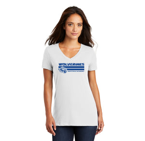 Westfield Academy & Central School Spirit Wear 2024-25-Women's Premium District V-Neck Tee