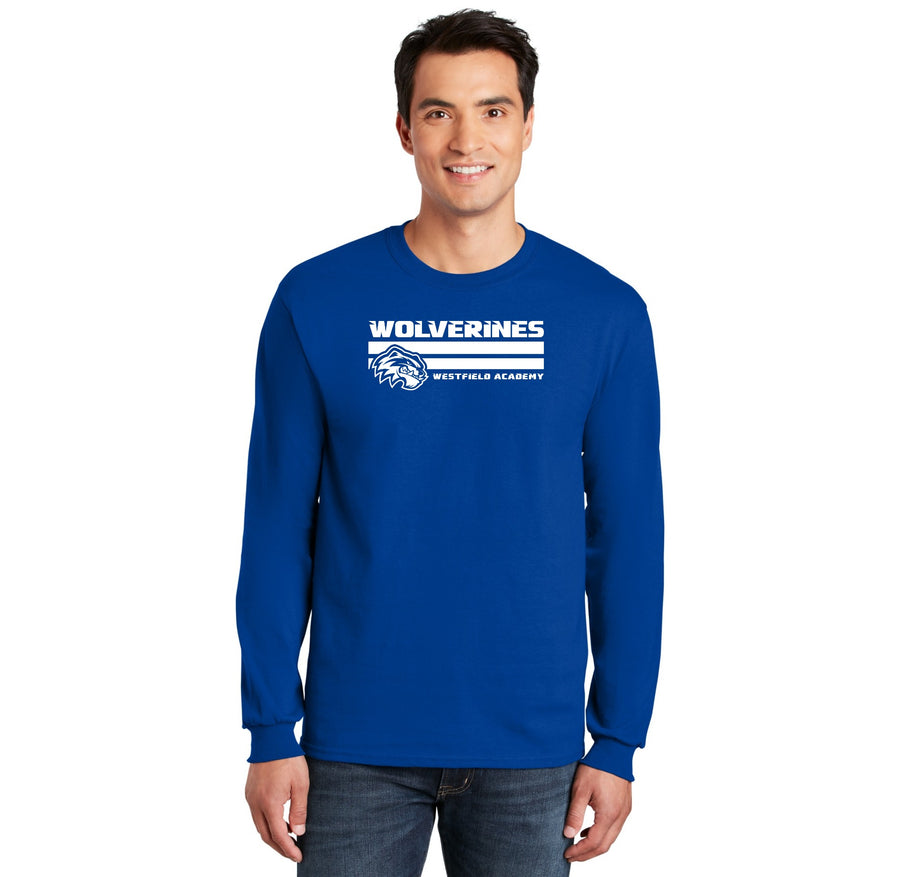 Westfield Academy & Central School Spirit Wear 2024-25-Adult Unisex Long Sleeve Tee