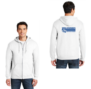 Westfield Academy & Central School Spirit Wear 2024-25-Adult Unisex Full-Zip Hooded Sweatshirt