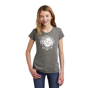 Royal Oaks School of the Arts Spirit Wear 2024-25-Girls Youth Premium Tee Circle Logo