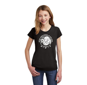 Royal Oaks School of the Arts Spirit Wear 2024-25-Girls Youth Premium Tee Circle Logo