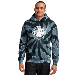 Royal Oaks-Adult Unisex Tie-Dye Pullover Hooded Sweatshirt Circle Logo