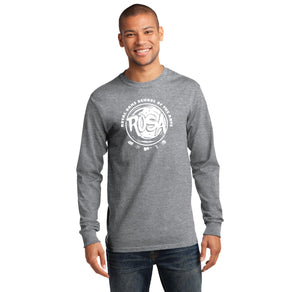 Royal Oaks School of the Arts Spirit Wear 2024-25-Adult Unisex Port & Co Long Sleeve Essential Tee Circle Logo