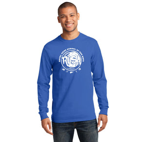 Royal Oaks School of the Arts Spirit Wear 2024-25-Adult Unisex Port & Co Long Sleeve Essential Tee Circle Logo