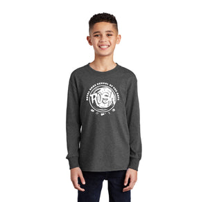 Royal Oaks School of the Arts Spirit Wear 2024-25-Youth Unisex Port & Co Long Sleeve Shirt Circle Logo