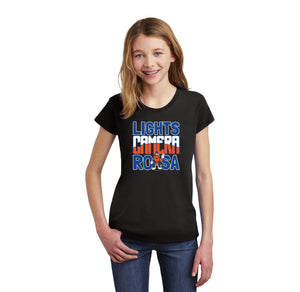 Royal Oaks-Girls Youth Premium Tee Camera Logo