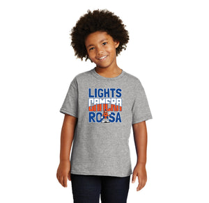 Royal Oaks School of the Arts Spirit Wear 2024-25-Youth Unisex T-Shirt Camera Logo