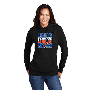 Royal Oaks-Ladies Core Fleece Pullover Hooded Sweatshirt Camera Logo