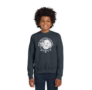 Royal Oaks School of the Arts Spirit Wear 2024-25-Youth Unisex Crewneck Sweatshirt Circle Logo