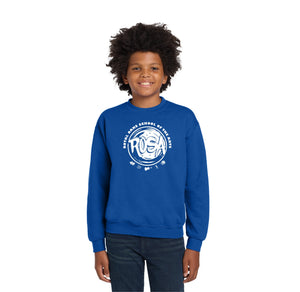 Royal Oaks School of the Arts Spirit Wear 2024-25-Youth Unisex Crewneck Sweatshirt Circle Logo