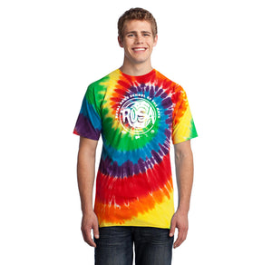 Royal Oaks School of the Arts Spirit Wear 2024-25-Adult Unisex Tie-Dye Shirt Circle Logo