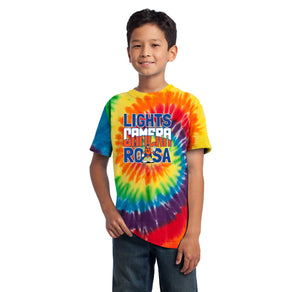 Royal Oaks-Youth Unisex Tie-Dye Shirt Camera Logo