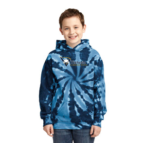 Victoria Elementary Spirit Wear 2024-25-Youth Port & Co Tie-Dye Pullover Hooded Sweatshirt