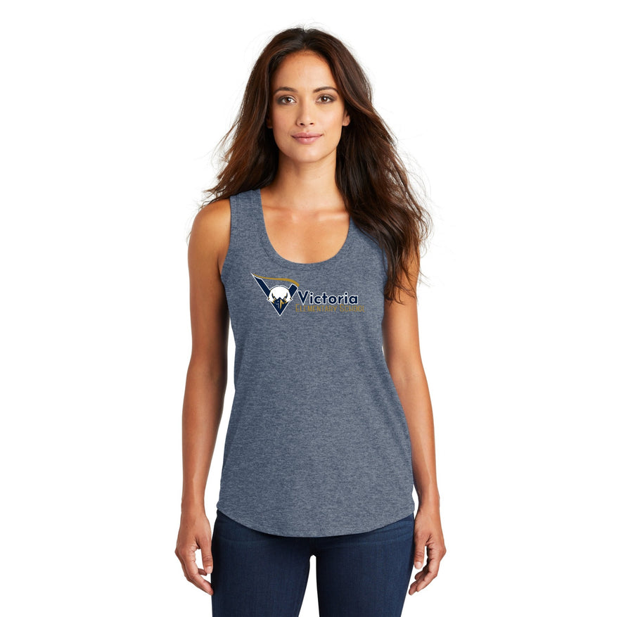 Victoria Elementary Spirit Wear 2024-25-Women's Perfect Tri Racerback Tank