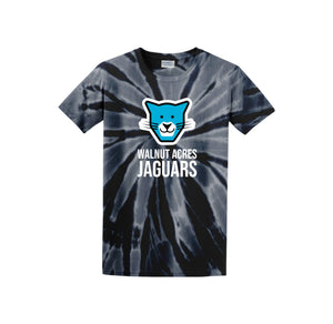 WAES-Adult Unisex Tie-Dye Shirt On-Demand Jaguar Face Logo