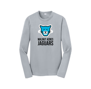 Walnut Acres Elementary Spirit Wear 2024 On-Demand-Youth Unisex Dri-Fit Long Sleeve Tee On-Demand Jaguar Face Logo