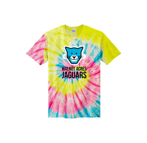 WAES-Youth Unisex Tie-Dye Shirt On-Demand Jaguar Face Logo