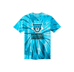 WAES-Youth Unisex Tie-Dye Shirt On-Demand Jaguar Face Logo