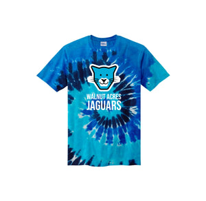 WAES-Youth Unisex Tie-Dye Shirt On-Demand Jaguar Face Logo