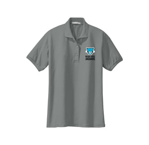 WAES-Womens Silk Touch Polo On-Demand Jaguar Face Logo