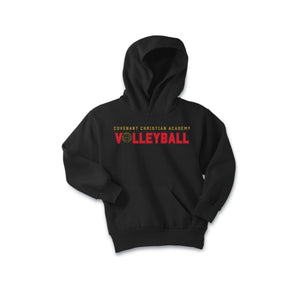 CCA-Youth Unisex Port & Company Hoodie On-Demand Volleyball