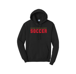 CCA-Adult Unisex Port & Co Core Fleece Pullover Hooded Sweatshirt On-Demand Soccer